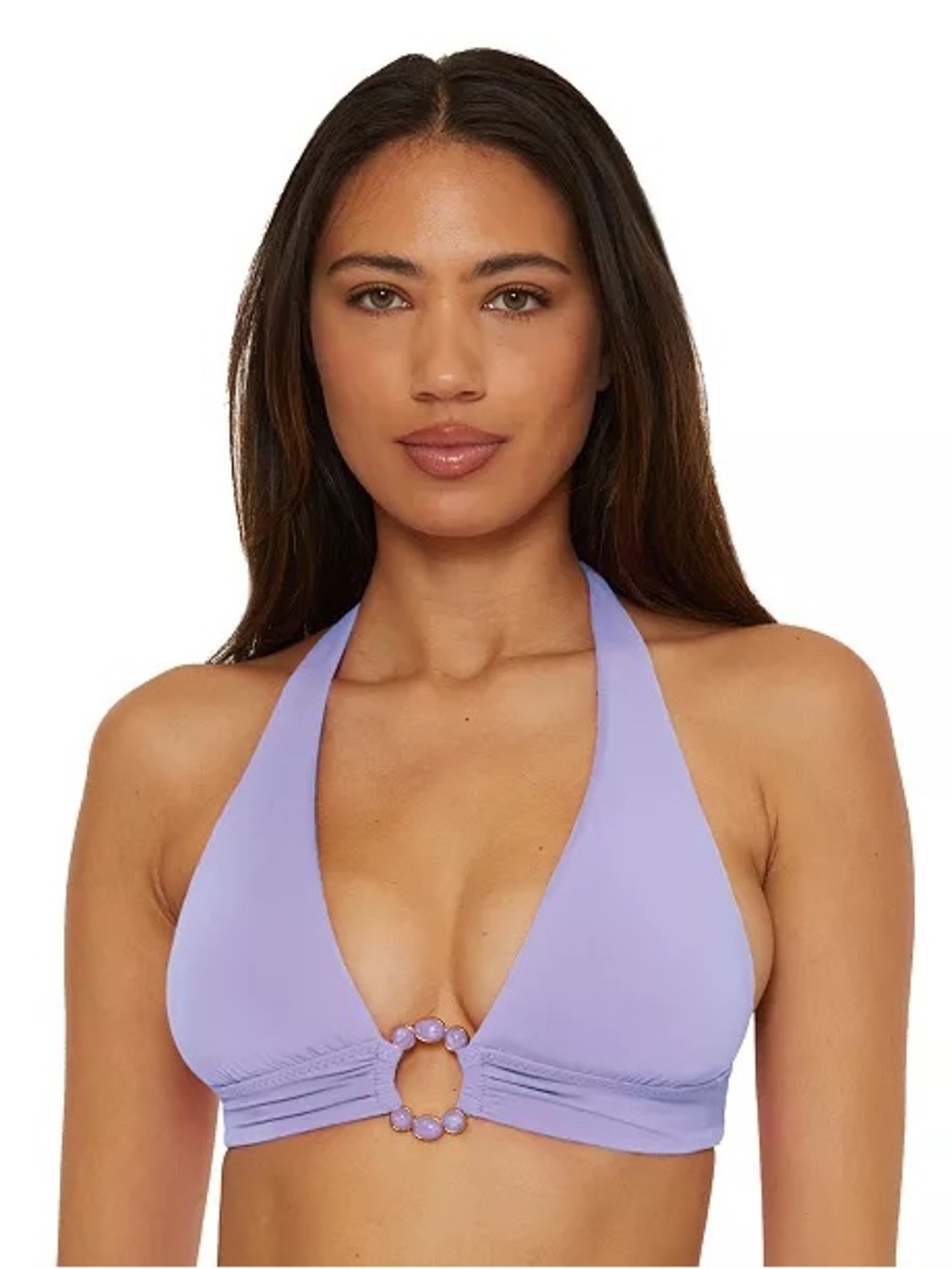 BECCA Women's Marble Canyon Ring Halter Swim Top